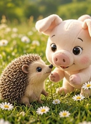 Merry meeting the hedgehog