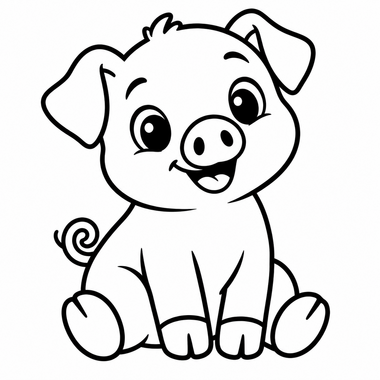 Merry the piglet